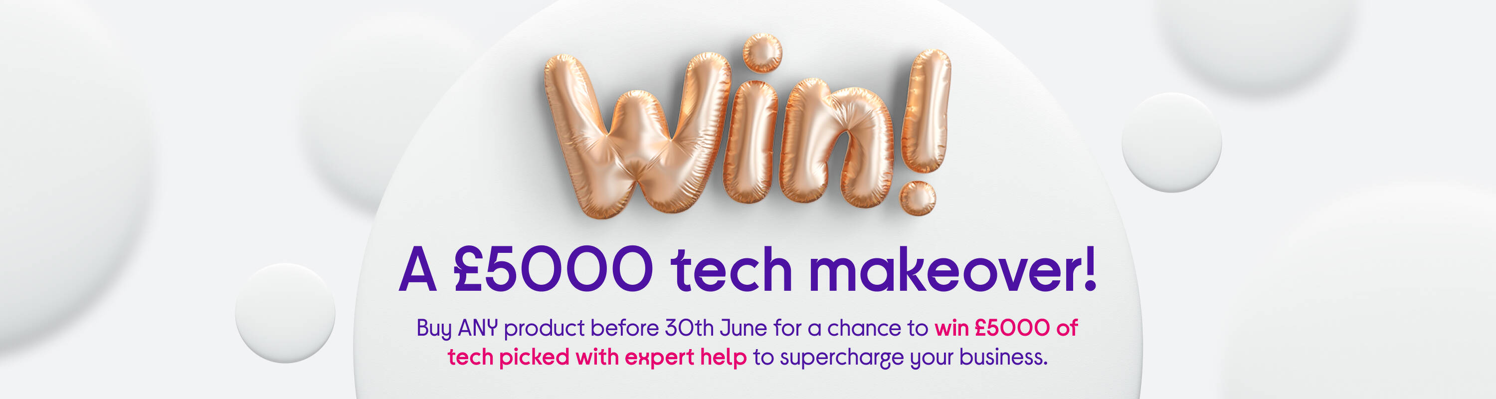 Win a tech for your business